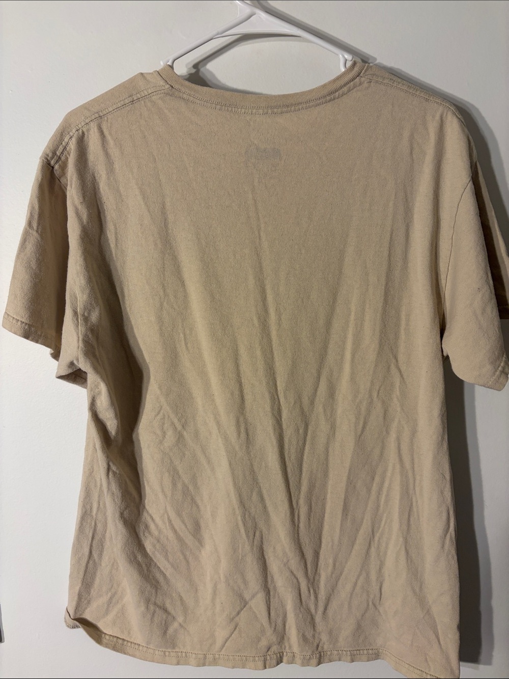 The Wild West Cowboy Club Short Sleeve Tee - Beige with Pink Graphic - Picture 2 of 3